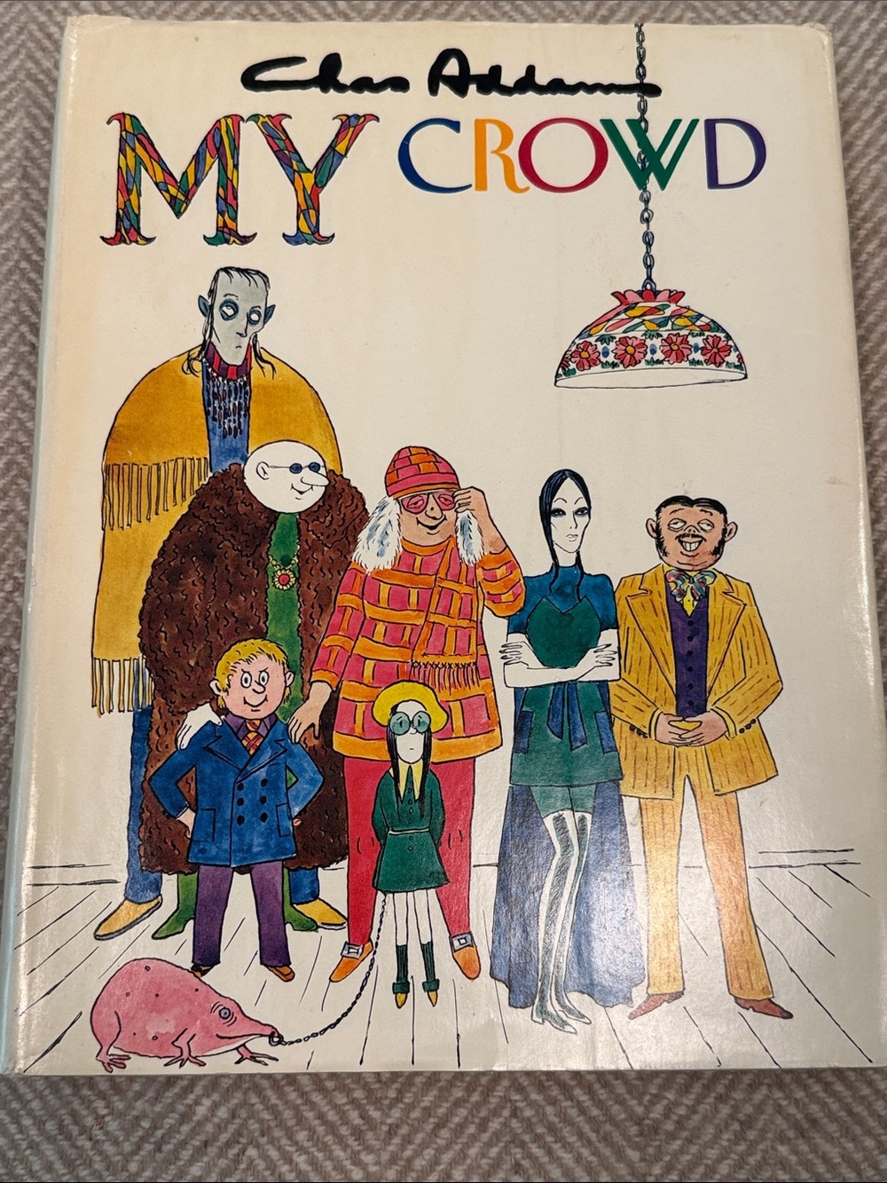 Charles Addams 'My Crowd' Illustrated Hardcover Book - White/Cream Cover